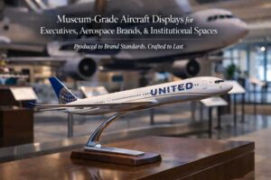 Aircraft Type B787 Museum ready with stand